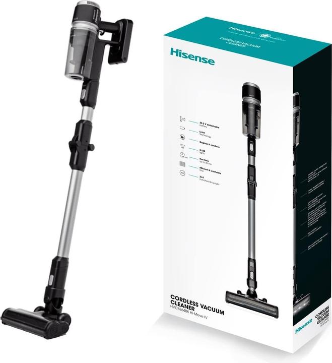 Image du produit Hisense HVC6264BK aspirateur à main Black Bagless