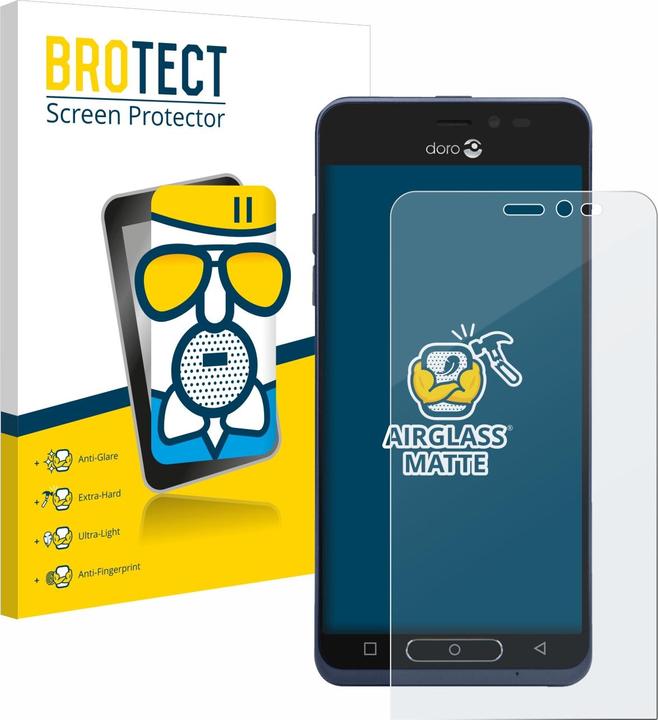 Produktbild BROTECT AirGlass Panzerglasfolie Matt (1 Stück, Doro 8035)