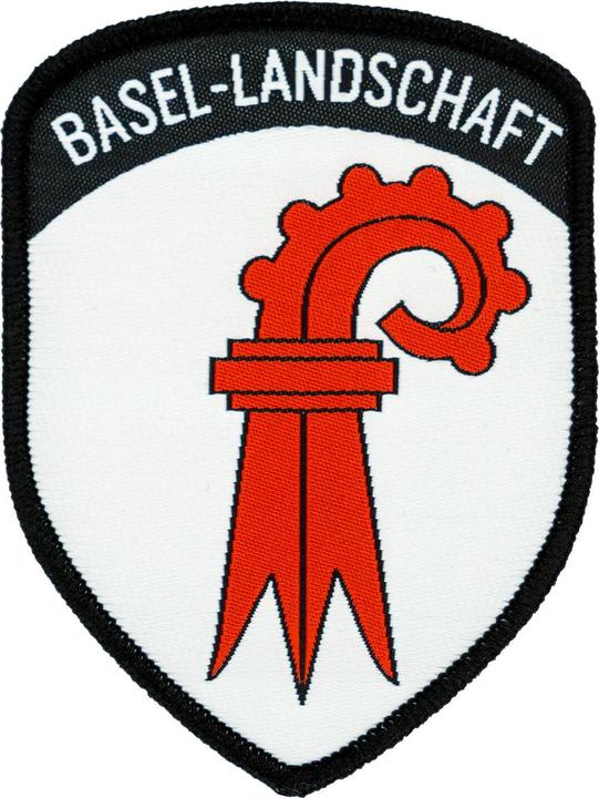 Charlie Mike Klettabzeichen Kantonswappen Basel-Landschaft