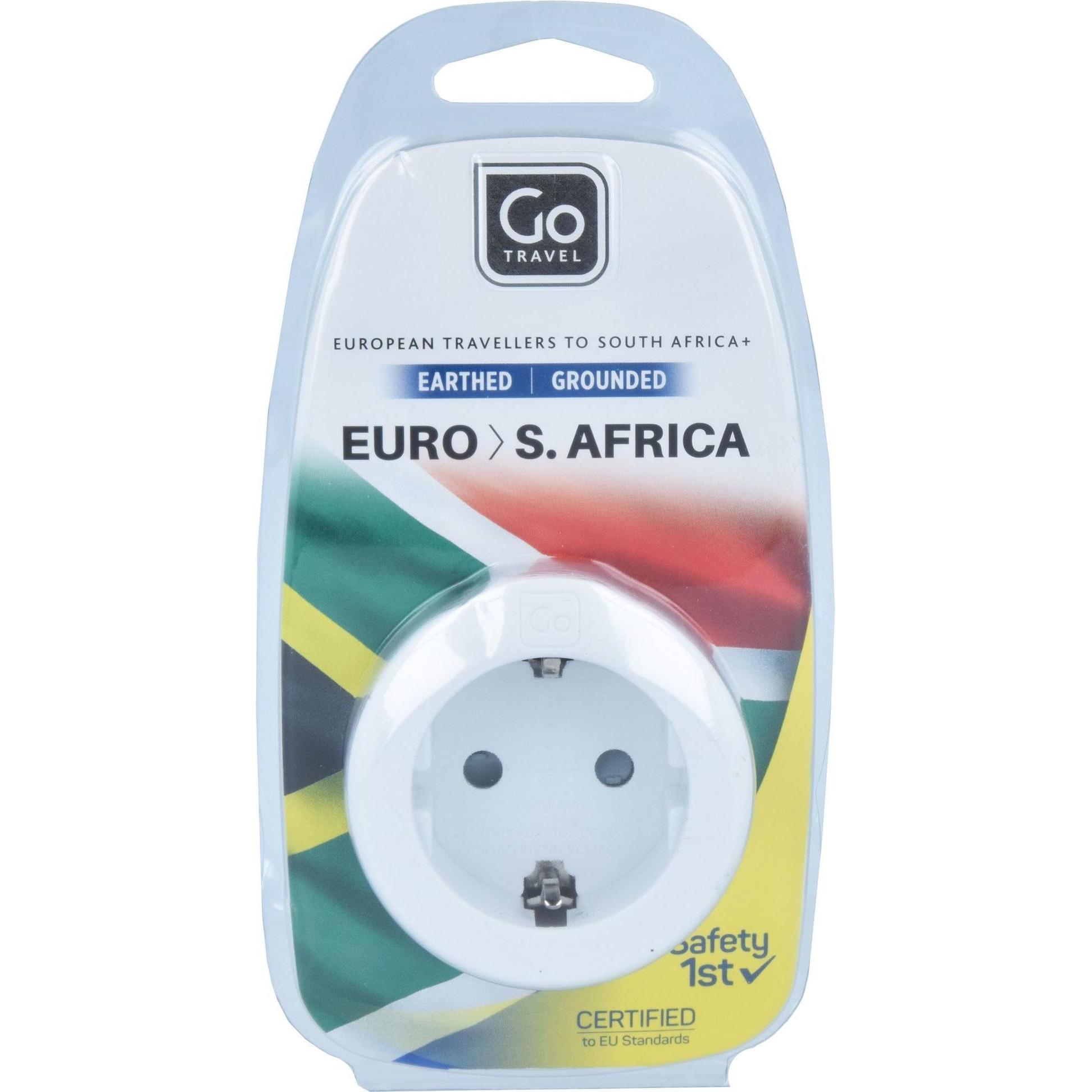 Thumbnail - Go Travel, Reiseadapter, Euro-South Africa Adapter 5,5 cm