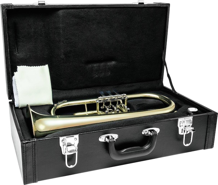 Actual product image Dimavery FH-310D Bb flugelhorn rotary valve (Flugelhorn)