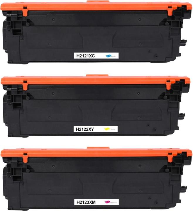 Actual product image Hermex Kompatibler Toner XL für HP Color LaserJet Enterprise Flow MFP M578z (C, M, Y)