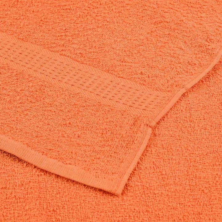 Produktbild VidaXL Handtücher 2 Stk. Orange 100x200 cm 360 g/m² 100% Baumwolle Strandtuch