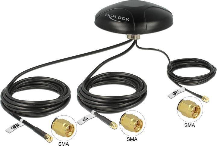 Delock Antenne LTE/GMS/GPS 3en1