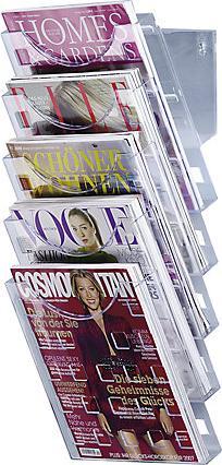 Image du produit Helit Porte-brochures mural la grille murale (A4)