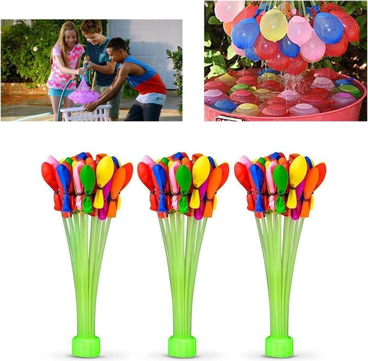 Produktbild I Am Creative Selbstschliessende Wasserbomben Ballons 3 x 37er Set (111 x)