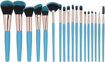 Tools for Beauty T4B MIMO 18 Piece Makeup Brush Set Blue (Set)