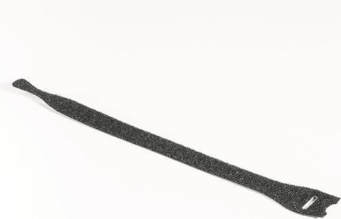 Actual product image HellermannTyton Quick cable tie 200x12,5 textile black. (Plastic cable ties, 200 mm, 10 pcs.)