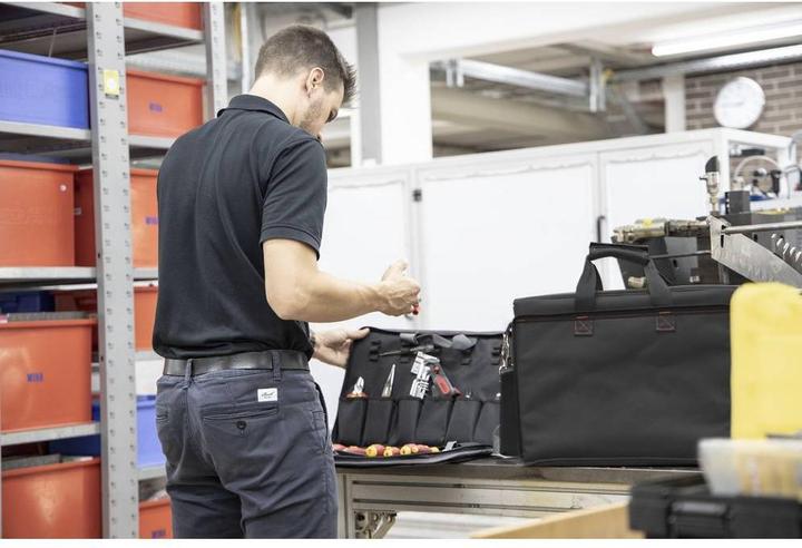 Produktbild Wiha Werkzeug Set Service-Techniker 30-tlg. inkl. Tasche I Werkzeugsatz für Elektriker I VDE (30 Teile)