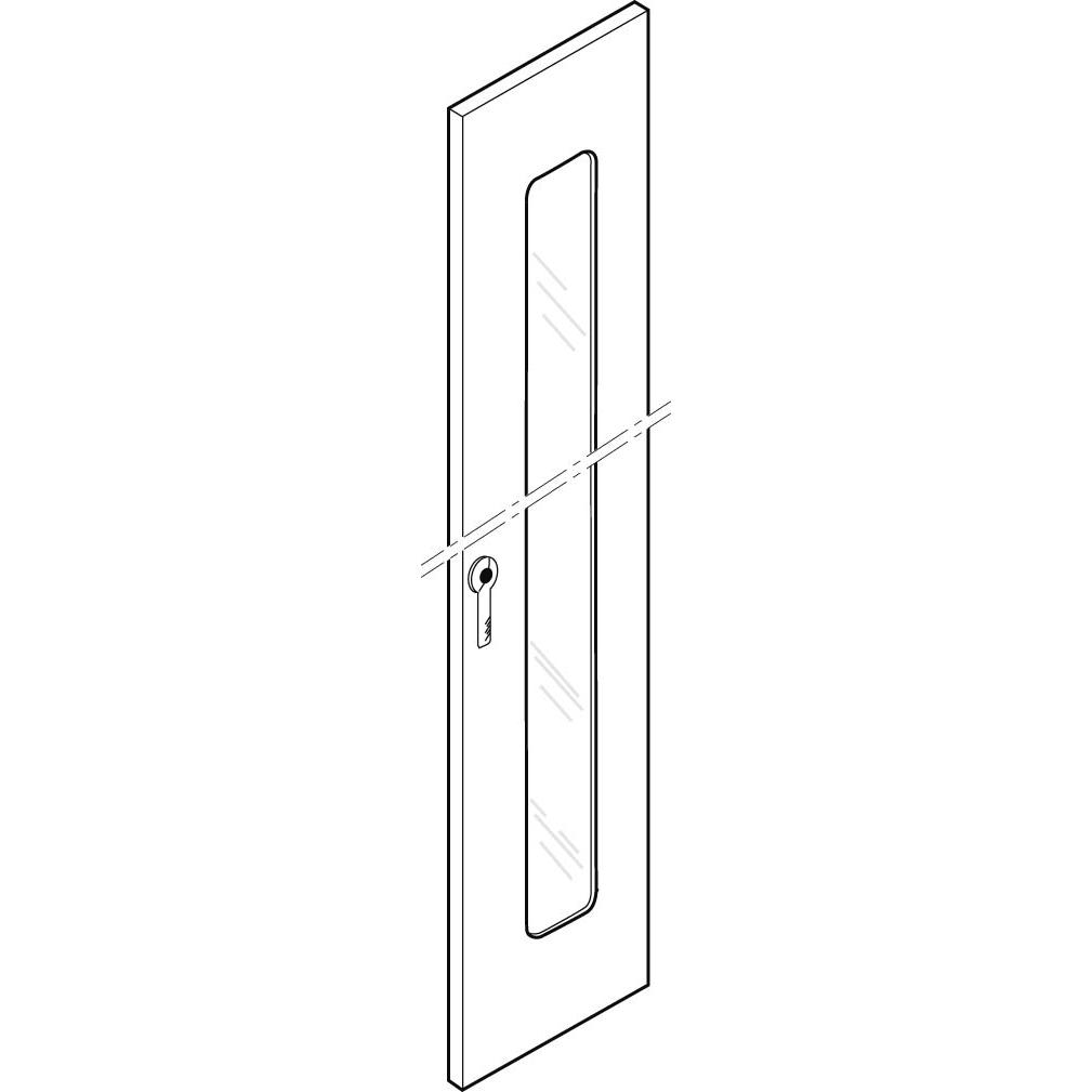 ABN, Verteilerschrank Zubehör, Ersatztür GTFP9S f.S-Gehäuse