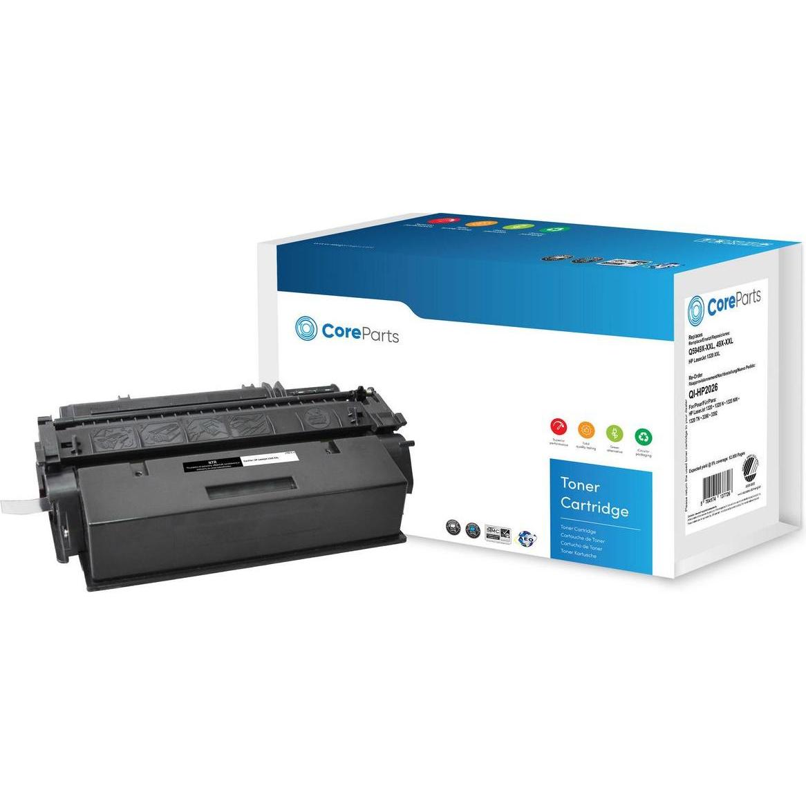 CoreParts, Toner, QI-HP2026 Tonerkartusche (e) Kompatibel (BK)