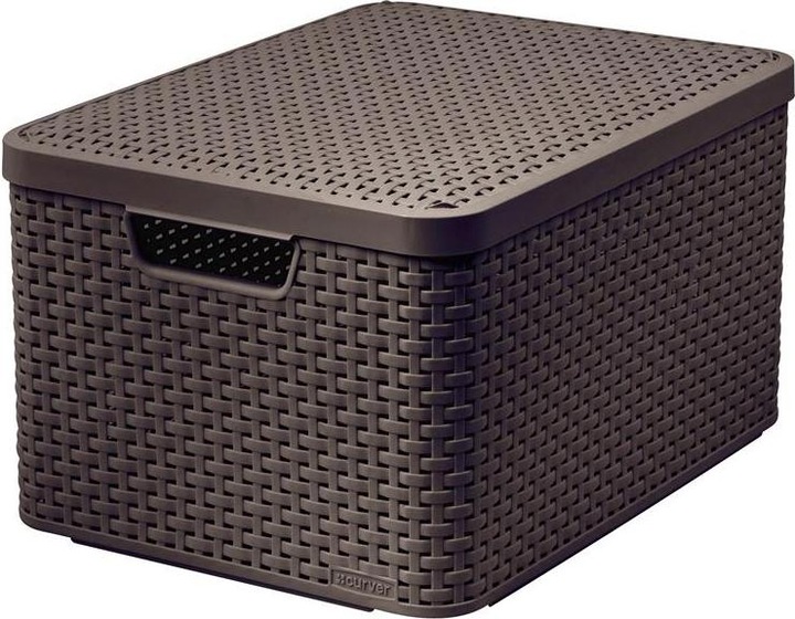 Productafbeelding Curver Opbergdoos, donkerbruin (44,5 x 33 x 25 cm, 30 l)