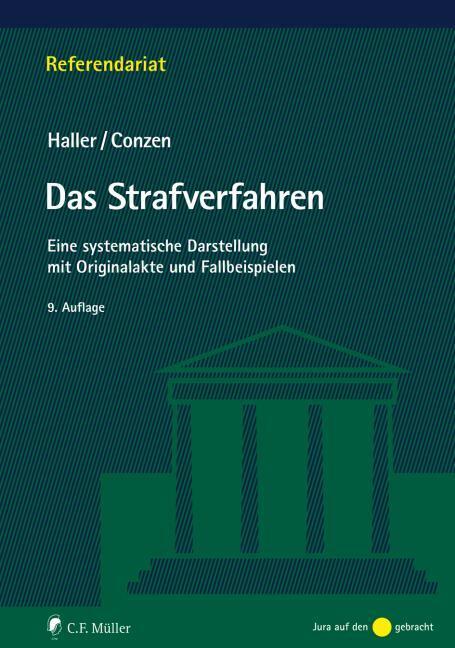 Produktbild Das Strafverfahren (Deutsch, Klaus Conzen, Klaus Haller, 2021)