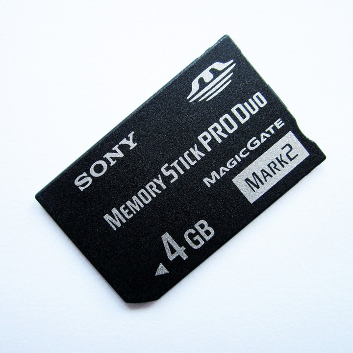 Actual product image Sony Memory Stick Pro Duo (4 GB, Memory Stick Duo)