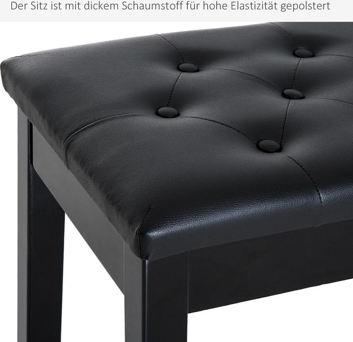 Produktbild Homcom Klavierhocker mit Stauraum (Musikerstuhl)