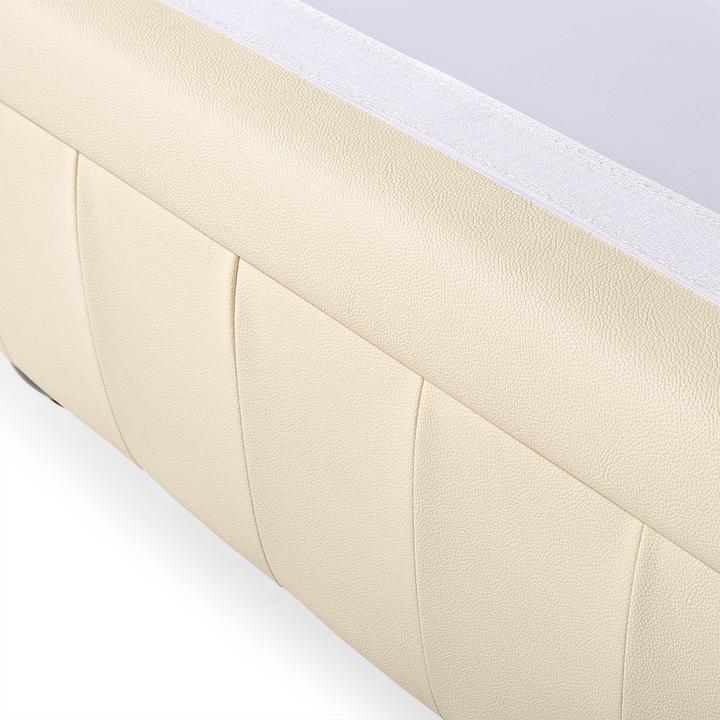 Produktbild Beliani Sofa Set Leder creme 4-Sitzer CHESTERFIELD