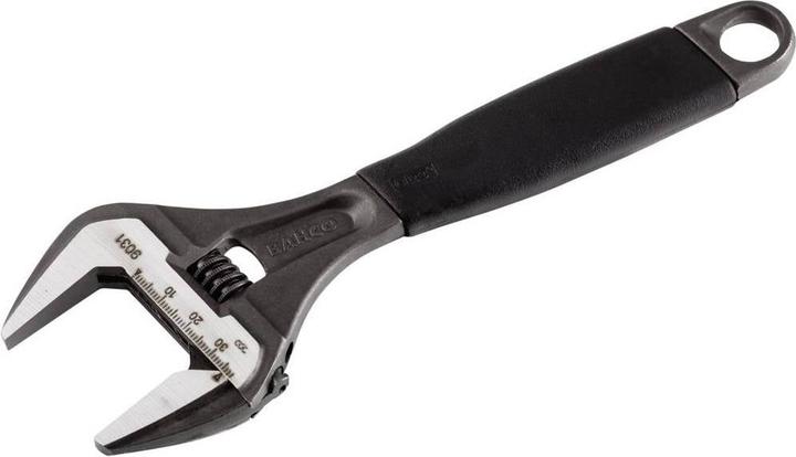 Actual product image Bahco ERGO 32 mm open-end spanner with extra-large opening width, central nut and rubber handle, phospha (32 mm)