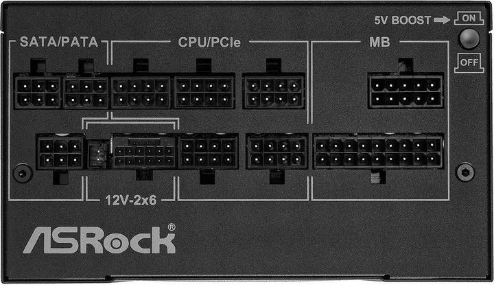 Actual product image AsRock Alimentation ATX Phantom Gaming - 850W (Noir) (850 W)