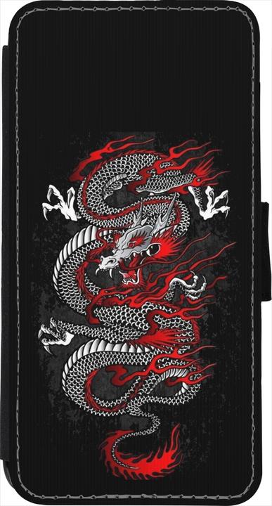 Image du produit PhoneLook Coque Wallet noir Japanese style Dragon Tattoo Red Black (Apple iPhone 7)