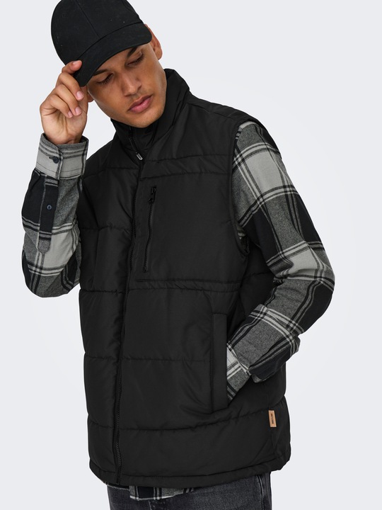 Immagine prodotto Only & Sons Gilet a collo alto trapuntato (XL)