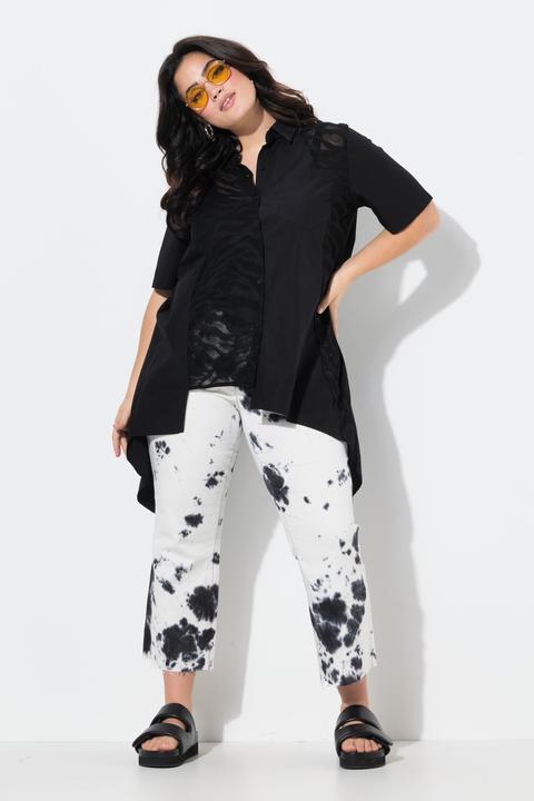 Immagine prodotto Angel of Style Bluse, A-Linie, Spitzeneinsätze, asymmetrischer Sau (50)