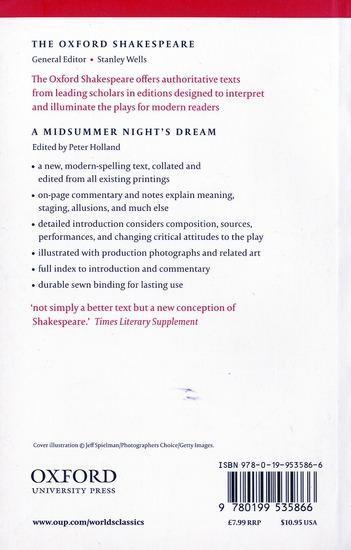 Produktbild A Midsummer Night's Dream (Englisch, Peter Holland, William Shakespeare, 2008)