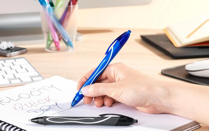 Image du produit Bic Stylos gel Gel-ocity Quick Dry 0,7 mm Noir, 12 pièces (Noir, 12x)
