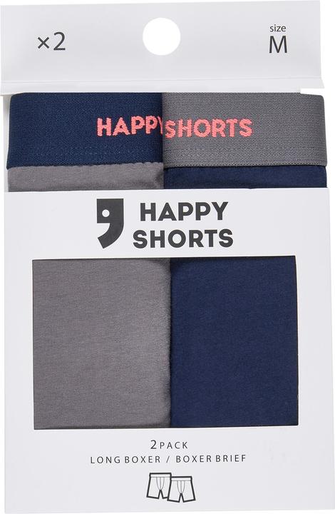 Produktbild Happy shorts Langer Boxer Jersey (M, 2er Pack)