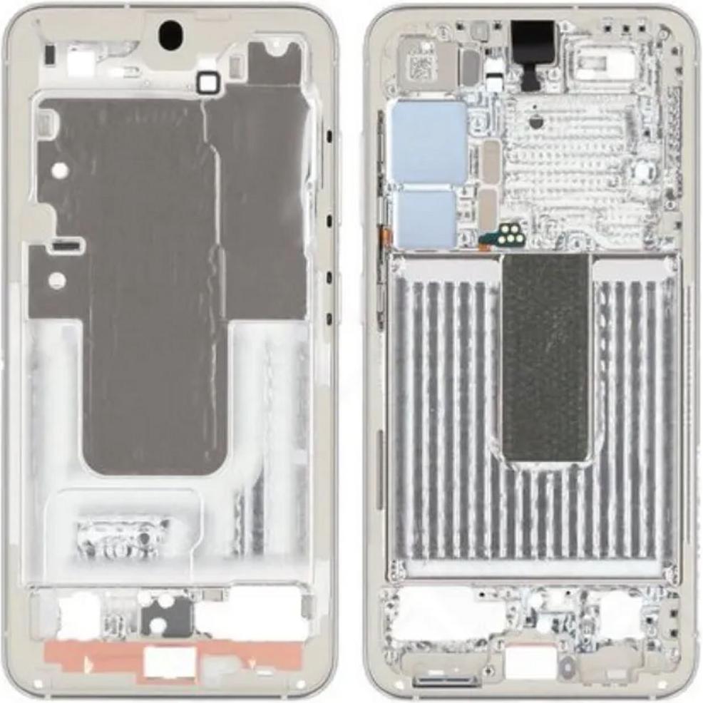Samsung Galaxy S23 (S911B) LCD Frame - Cream (Display), Mobilgerät Ersatzteile, Beige