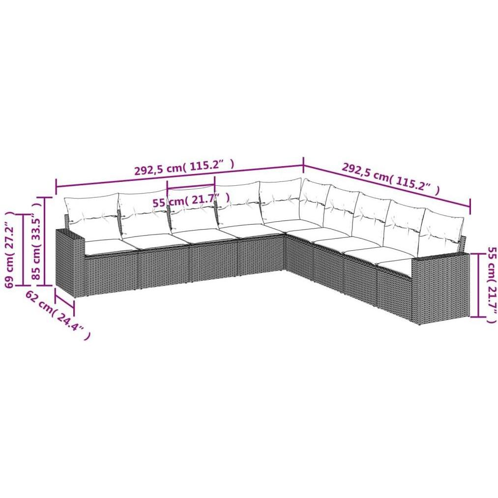 Thumbnail - VidaXL, Gartenlounge, Jasmina