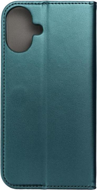 Produktbild OEM Book case SMART MAGNETO Book case for IPHONE 16 Plus dark green (Apple iPhone 16 Plus)