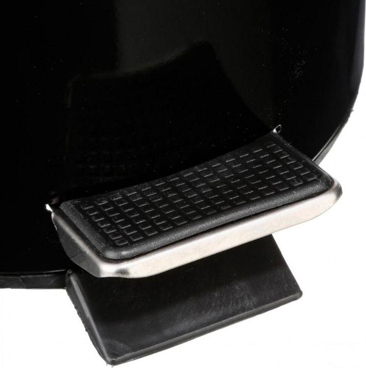 Actual product image 5Five Pedal bin in black metal - 3 litres (3 l)