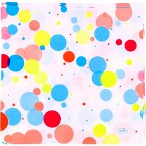 Thumbnail - Duni, Servietten, Festive Bubbles Multi, 33x33 cm (33 x 33 cm)