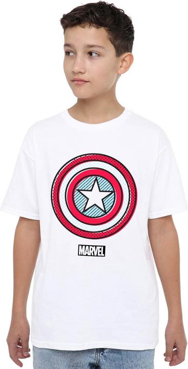 Produktbild Captain America Ziptone Shield TShirt (116)