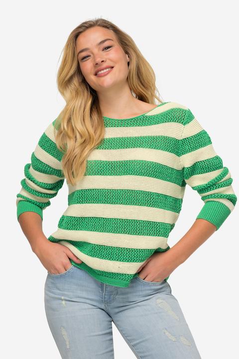 Immagine prodotto Laurasøn Pullover, Ringel, Strukturmix, Rundhals, Langarm (M)
