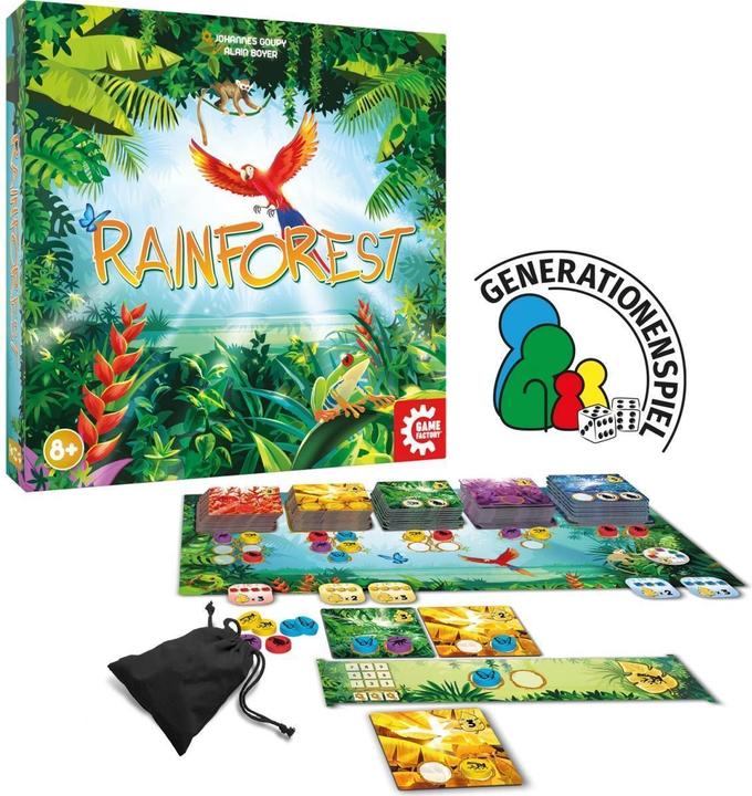 Immagine prodotto Game Factory Foresta pluviale (mult) (Francese, Italiano, Tedesco, 2 - 4 Giocatori)