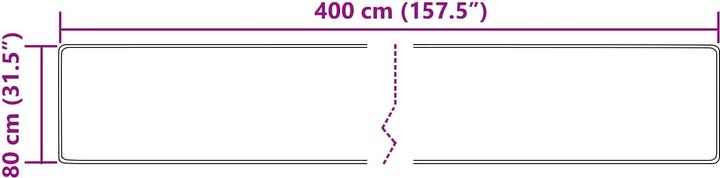 Produktbild vidaXL Läufer Teppich (400 x 80 cm)