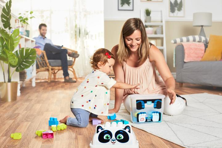 Produktbild Mega Bloks Panda Bausteinbox (25 Teile)