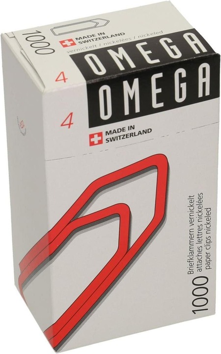 Actual product image Omega Paperclips (1000 x)