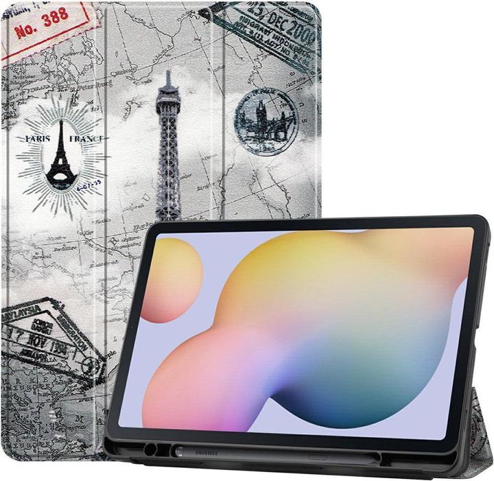 Productafbeelding Cover-Discount Galaxy Tab S7 (11.0) - Tri-fold Smart Case Parijs (Galaxy Tab S7 11.0 (2020))