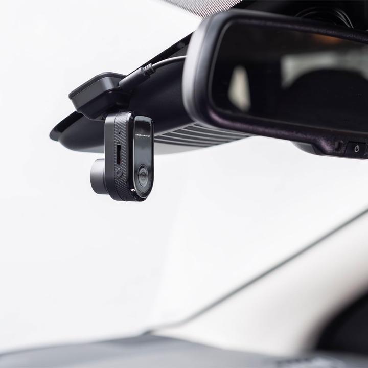 Produktbild Midland Kompakte und diskrete Dashcam mit GPS und WLAN für Fahrzeugsicherheit (Eingebautes Mikrofon, GPS-Empfänger, Full HD)
