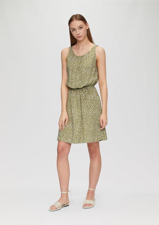 Image du produit s.Oliver Kleid Viskose-Kleid mit Cut-out und Bindeband (44)