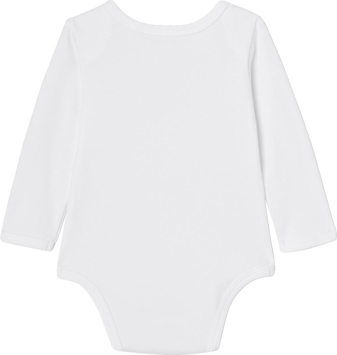 Image du produit Vertbaudet Lot de 5 bodies bébé manches longues à enfiler BASIC, coton bio (56)