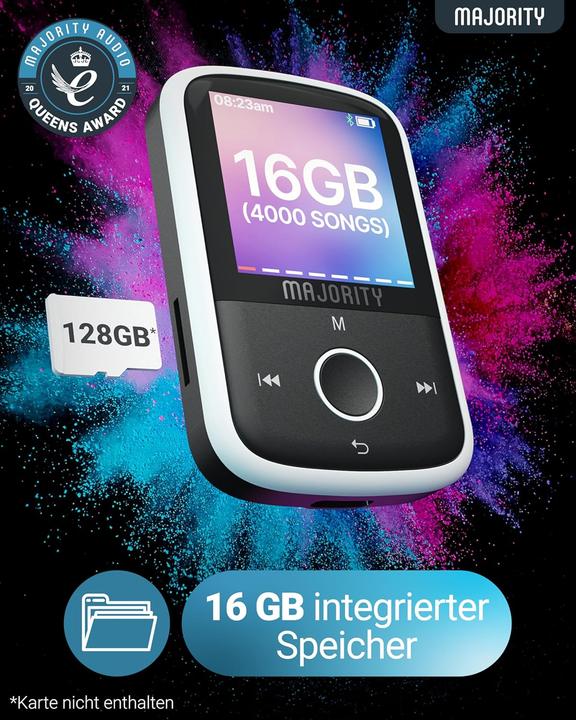Immagine prodotto Majority MP3 Player Bluetooth mit Laufclip