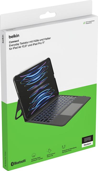 Produktbild Belkin Everyday (DE, iPad Air 2020 (4. Gen), iPad Air 2022 (5. Gen), iPad Pro 11 2020 (2. Gen), iPad Pro 11 2018 (1. Gen), iPad Pro 11 2022 (4. Gen), iPad Pro 11 2021 (3. Gen))