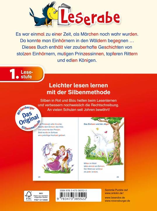 Produktbild Ravensburger Einhorngeschichten (Deutsch, Katja Königsberg, 2018)