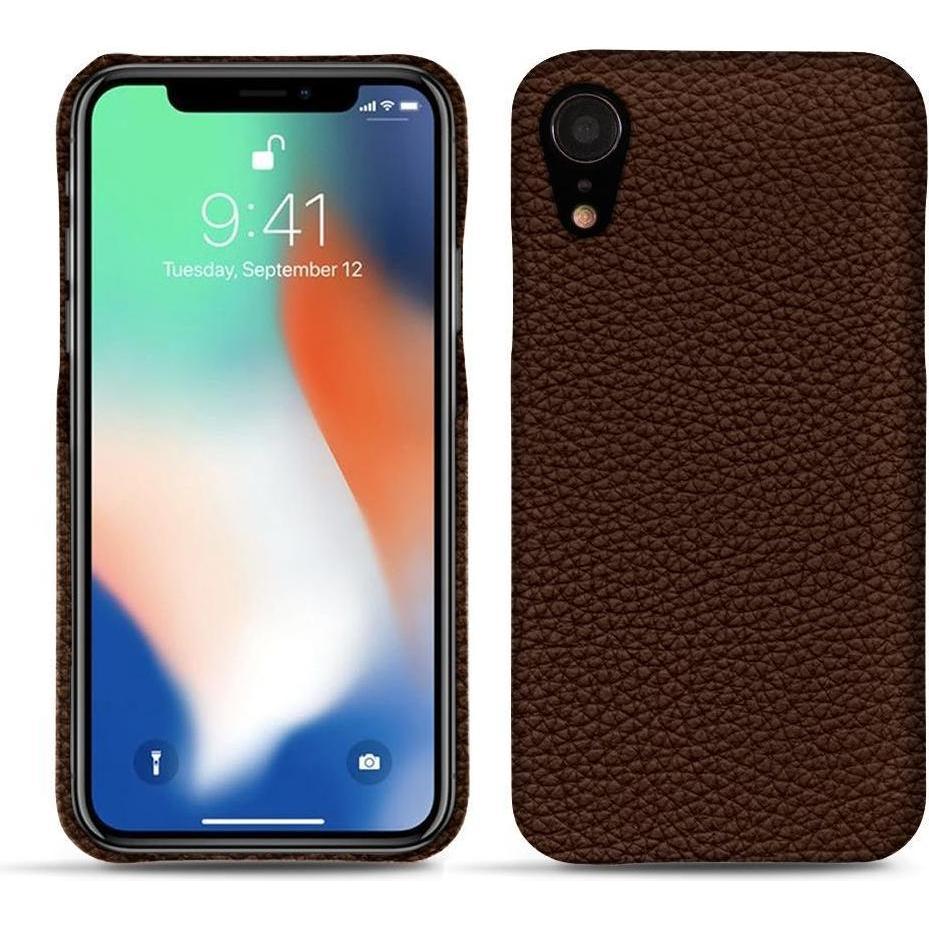 Noreve Lederschutzhülle (Apple iPhone XR), Smartphone Hülle, Braun