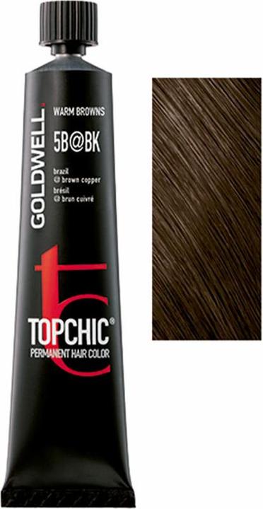 Actual product image Goldwell Topchic Elumenated (Brown, 5B@BK brasil elumenated brown copper)