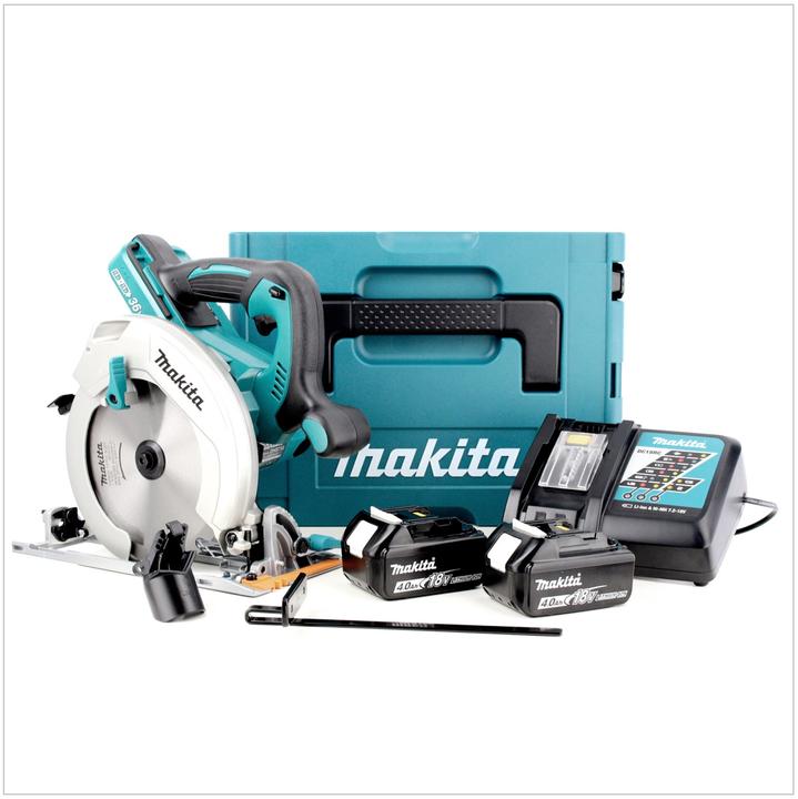 Produktbild Makita DHS 710 RMJ Akku Handkreissäge 36V 190 mm + 2x Akku 4,0Ah + Schnellladegerät + Makpac