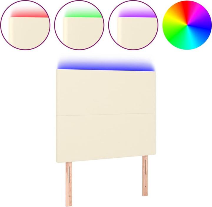 Actual product image vidaXL LED Kopfteil (90 x 5 x 128 cm)